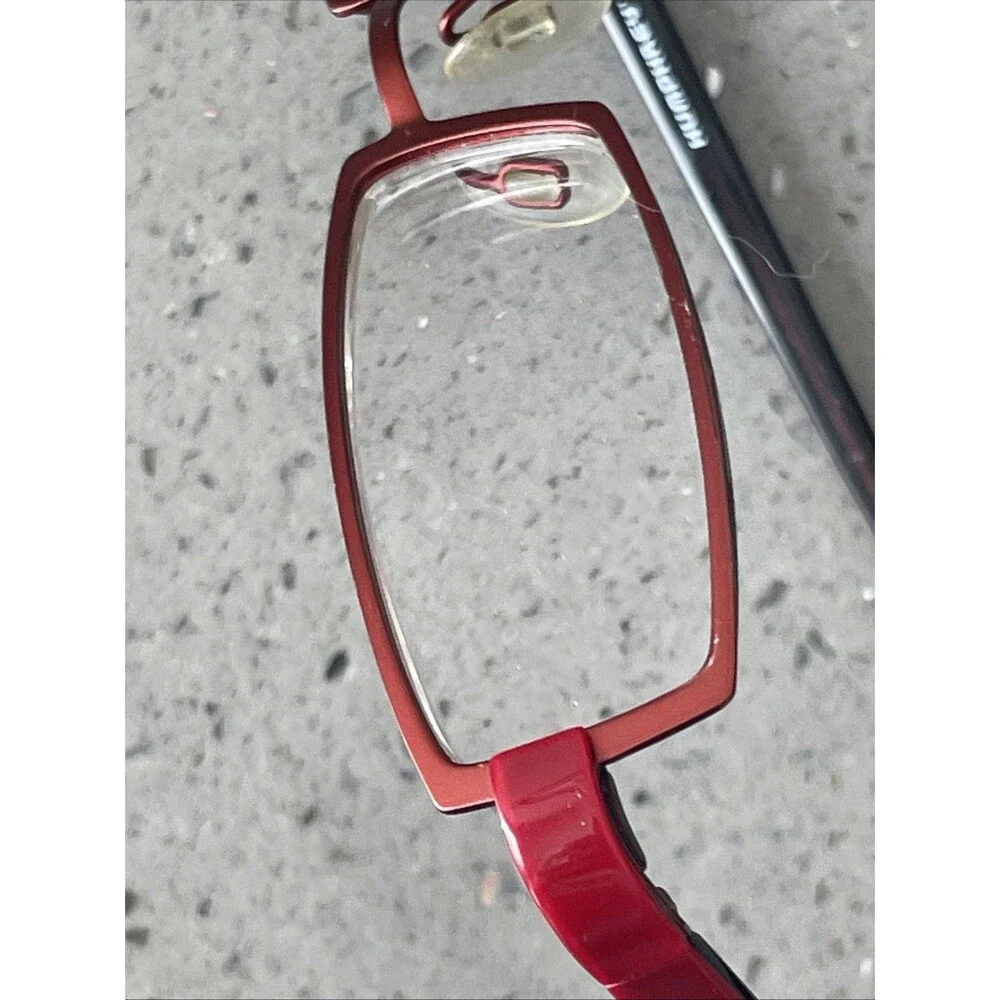 Humphrey's By Eschenbach H 2581 50 Eyeglasses Frames ONLY 49-19-135 red full rim